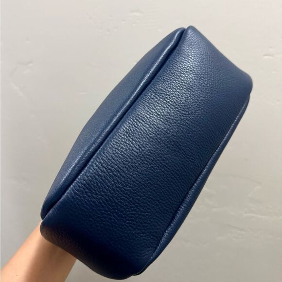 Unique Style Handmade Genuine Pebble Leather Top Handle Kiss-lock Bag/Crossbody - Picture 13 of 14